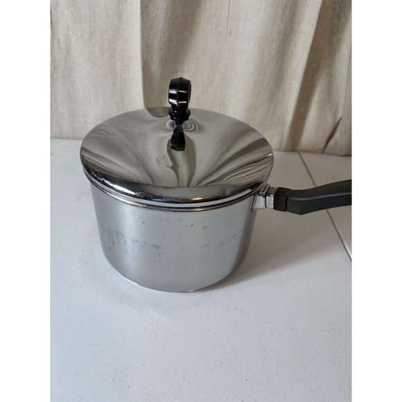 Farberware Saucepan 3 Quart Stainless Steel Pot With Lid Impact Bonded Cookware - Picture 1 of 5